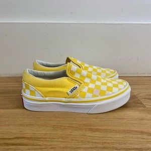 Vans Kids Checkerboard Slip-on